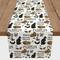 72" Vintage Halloween Pattern Table Runner